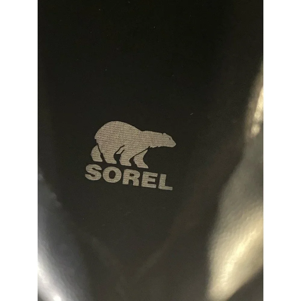 Sorel Womens Kinetic RNEGD Conquest Winter Boots Black Pink Leather‎ Ankle 9 New - Picture 6 of 9